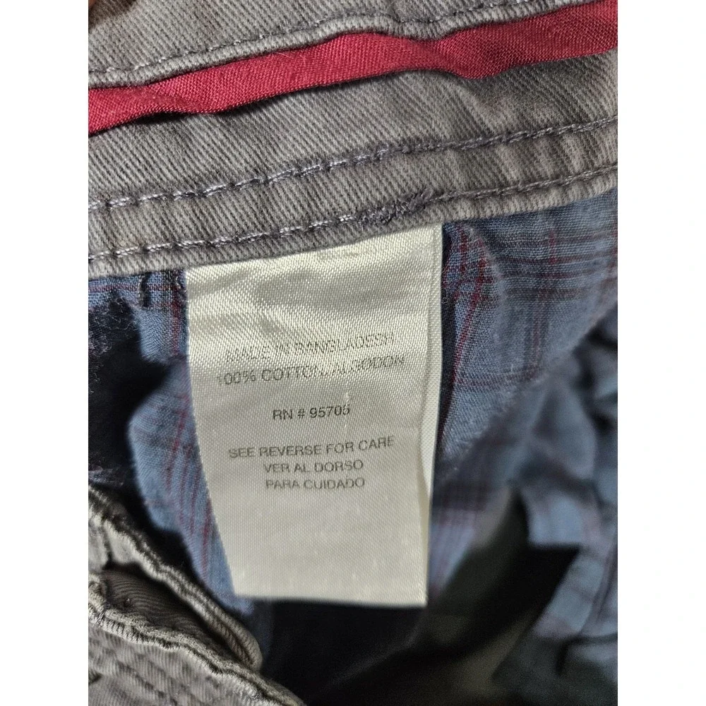 Iron Co Cargo Shorts Men's Size 34 Gray Performance‎ Stretch Hiking Outdoors